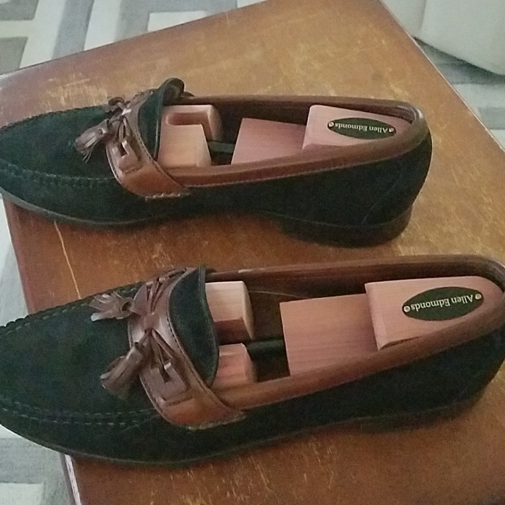 Allen Edmonds Chatham slip on nubuck excellent con